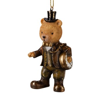 Елочная игрушка Erich Krause Decor. Медведь с часами 64529