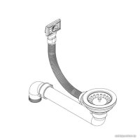 Кухонная мойка Aquasanita Quadro SQQ100W (alumetallic 202)