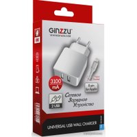 Сетевое зарядное Ginzzu GA-3313UW