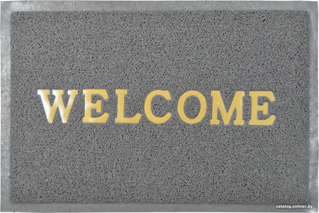 Придверный коврик ComeForte Welcome 40x60 (серый)