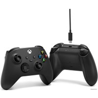 Геймпад Microsoft Xbox + USB-C кабель (черный) в Бресте