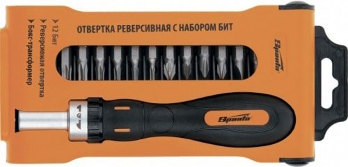 

Набор отвертка с битами Sparta 11347 (12 предметов)