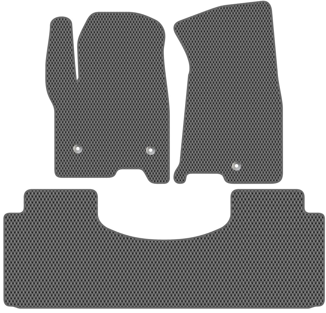 

Комплект ковриков для авто Alicosta Cadillac Escalade V (suv / GMT1XX) 2020 - Н.В. (серый, ромб)