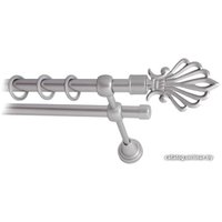 Карниз для штор Lm Decor Веер (сатин, гладкая, 1.8м 16мм, 2 ряда)