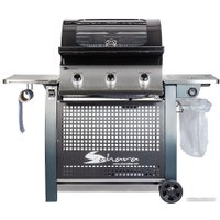 Газовый гриль для дачи Sahara S325 3B BBQ Smokey Teal (дымчатый)