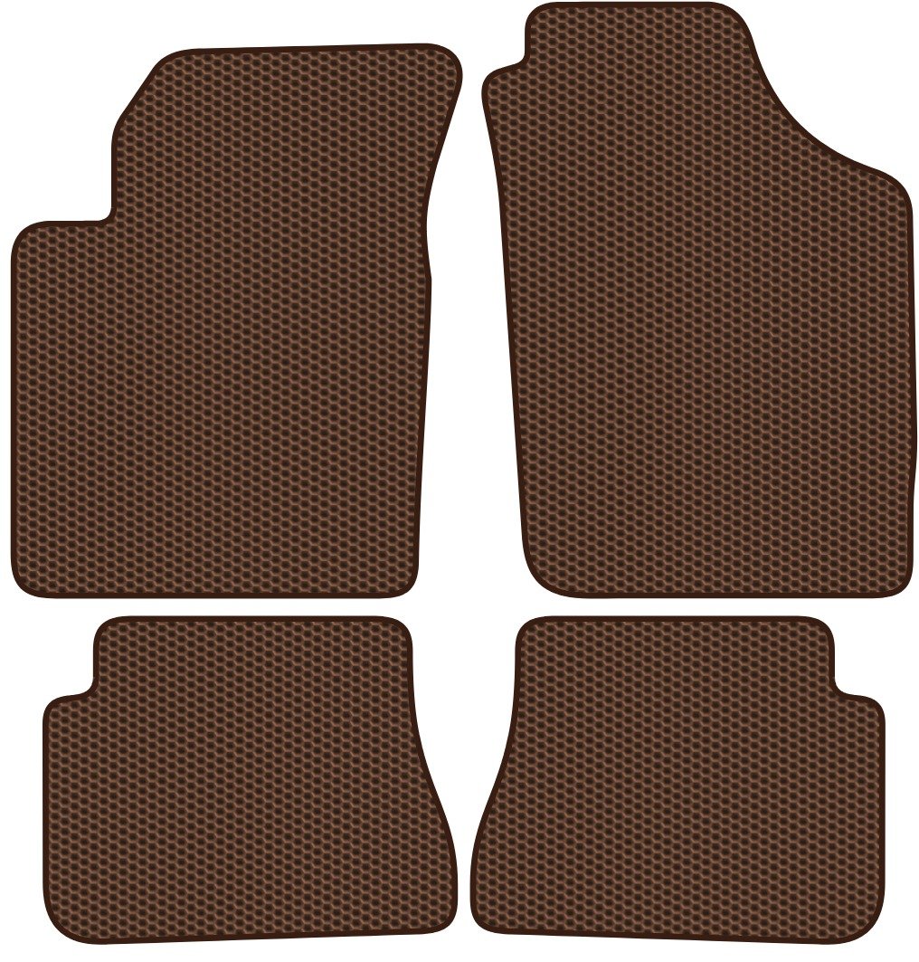 

Комплект ковриков для авто Alicosta Kia Picanto I (хэтчбек 5 дв / SA) 2003 - 2011 (коричневый, сота)