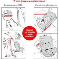Детское автокресло Siger Престиж Isofix Lux KRES3942 (графит)