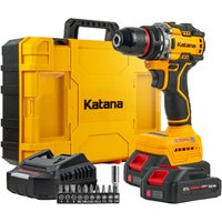 Дрель-шуруповерт Katana BCD5501 (с 2-мя АКБ, кейс)