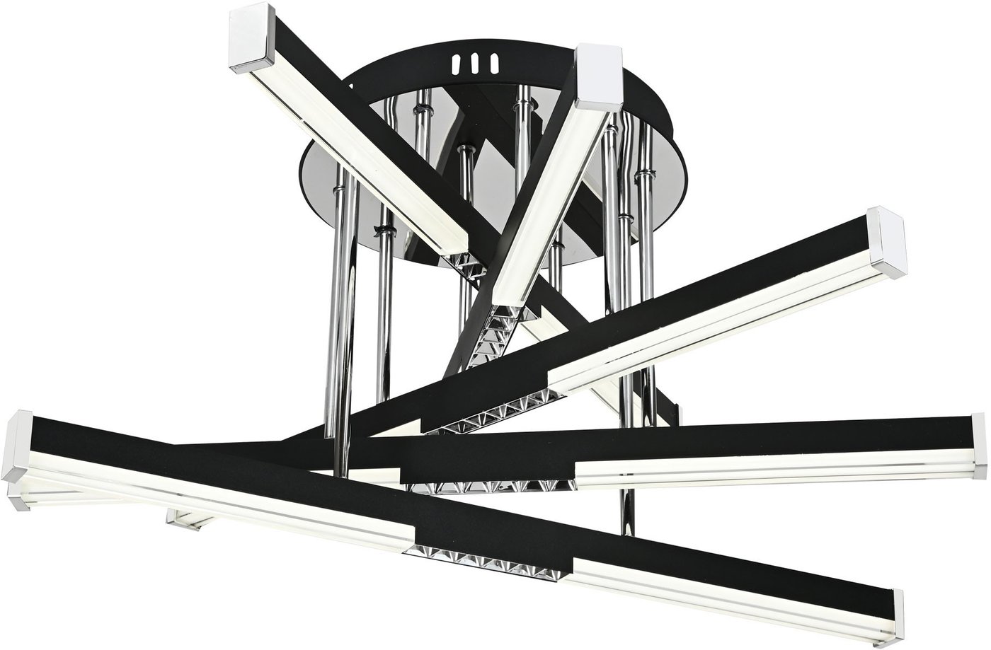 

Люстра средней высоты LED4U L9371-600 BK