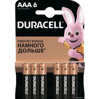 Батарейка DURACELL AAA LR03/MN2400 6 шт. LR03-6BL