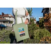 Сумка шоппер 21vek Заплаты (зеленый)