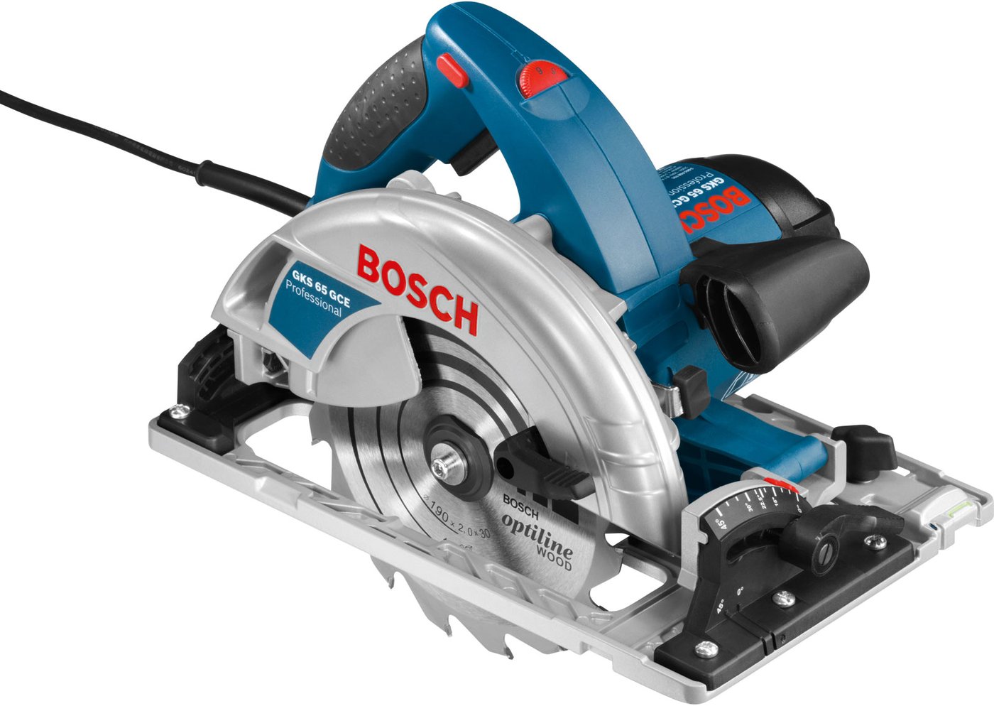 

Дисковая (циркулярная) пила Bosch GKS 65 GCE Professional (0601668900)