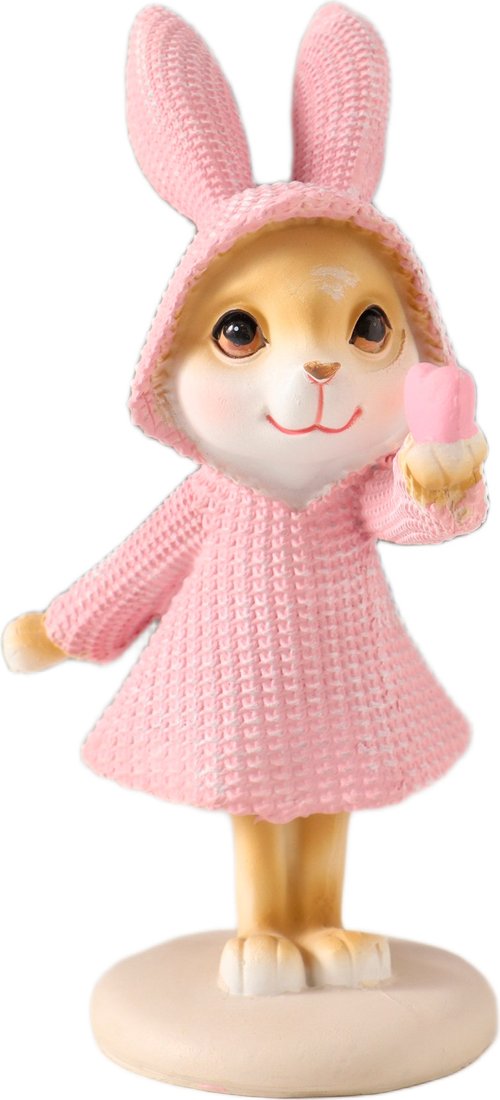 

Статуэтка Sima-Land Зайка в вязаном розовом платьице, сердечко в лапке 10583225