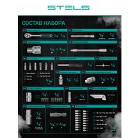 Универсальный набор инструментов Stels 14106 (94 предмета)