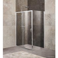 Душевой уголок BelBagno UNIQUE-AH-1-110/125-80-C-Cr (прозрачное стекло)