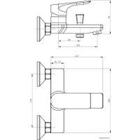 Смеситель Esko Eiger EG 54