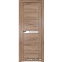 Межкомнатная дверь ProfilDoors 2.01XN L 40x200 (салинас светлый, Lacobel Перламутровый лак)