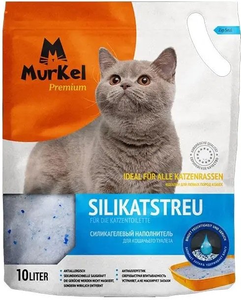 

Наполнитель для туалета MurKel Силикагелевый 10л (нейтральный)
