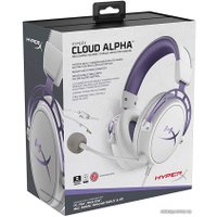 Наушники HyperX Cloud Alpha (белый/сиреневый)