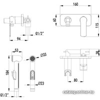 Гигиенический душ Lemark Plus Grace LM1519C