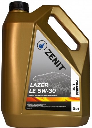 

Моторное масло Zenit Premium Line Lazer LE 5W-30 5л