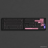 Набор кейкапов Akko Black & Pink Cherry Profile Keycaps 229 шт