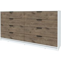 Комод Интерлиния Концепт КТ-К197 (дуб веллингтон/белый платинум)