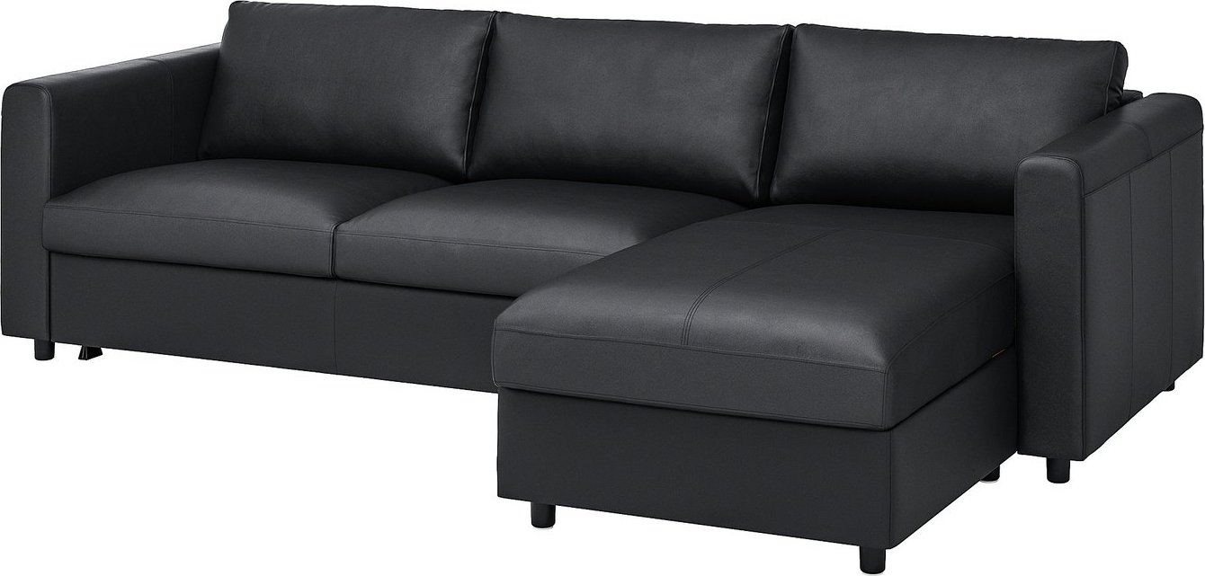 Угловой диван Ikea Vimle Grann/Bomstad черный s59477359