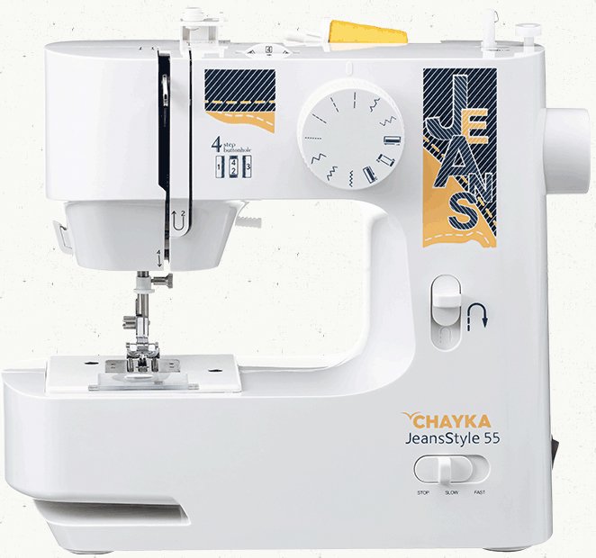 

Электромеханическая швейная машина Chayka JeansStyle 55