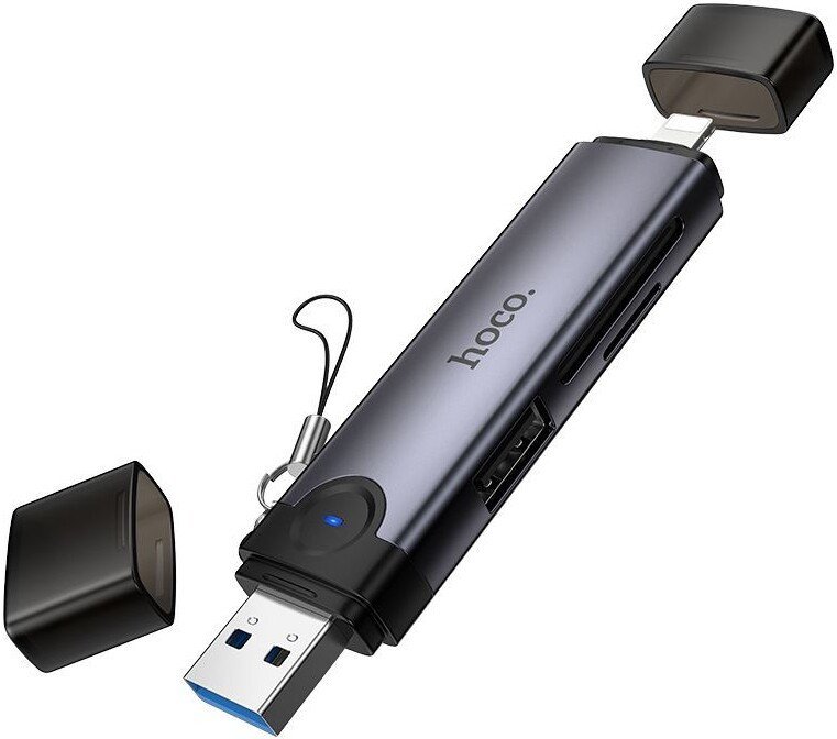 Карт-ридер Hoco HB56A USB-A + Lightning