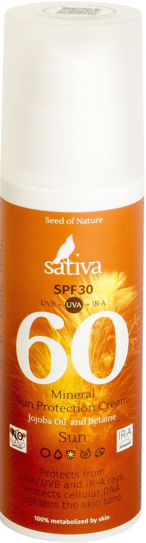 

Средства для загара, автозагар Sativa Минеральный №60 150 мл