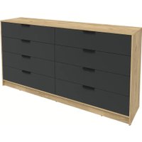 Комод Интерлиния Концепт КТ-К197 (антрацит/дуб золотой)