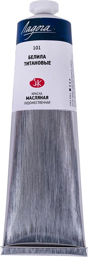 

Масляные краски Ладога Белила титановые № 30 1205101 (120 мл)