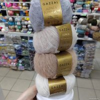 Пряжа для вязания Gazzal Alpaca Super Soft 102 50 г 140 м (светло-бежевый)