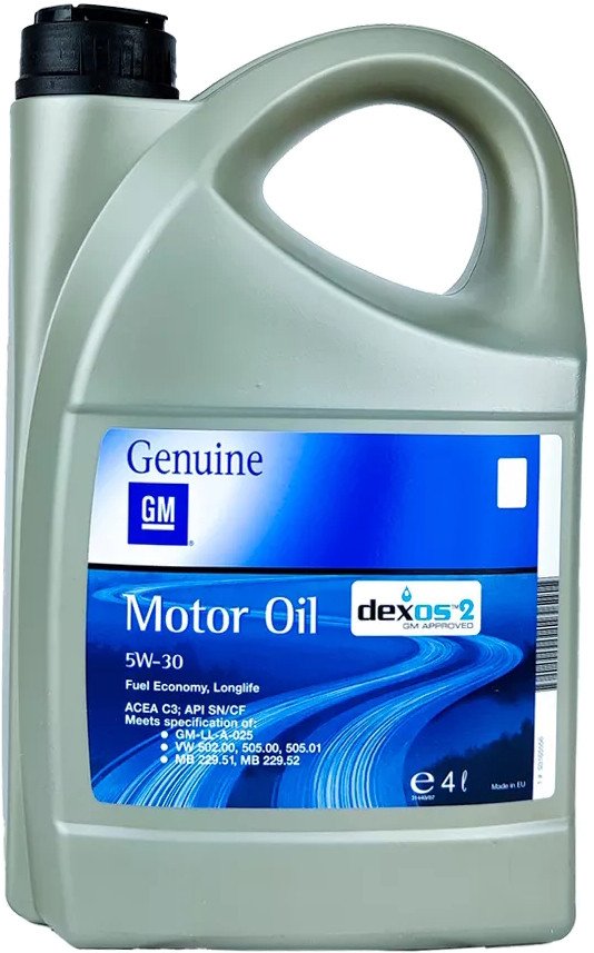 Моторное масло GM Longlife Dexos 2 5W-30 4л