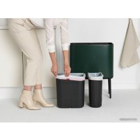 Система сортировки мусора Brabantia Bo Touch Bin 11+23 л (зеленая сосна)