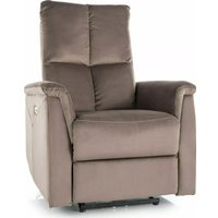Электрический реклайнер Signal Neptun Velvet Bluvel 38 (капучино)