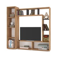 Стенка Modern Прага (золотой дуб/графит)