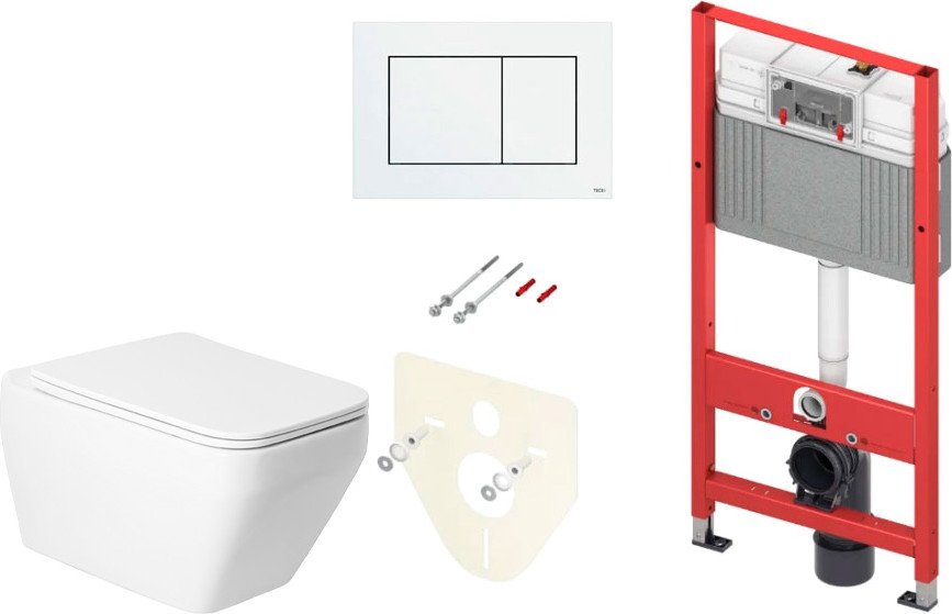 

Унитаз подвесной Saniteco KW-9010W + TECE Kit 9400413