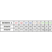Душевой поддон Radaway Rodos A Compact 90x90 [4P99155-03]