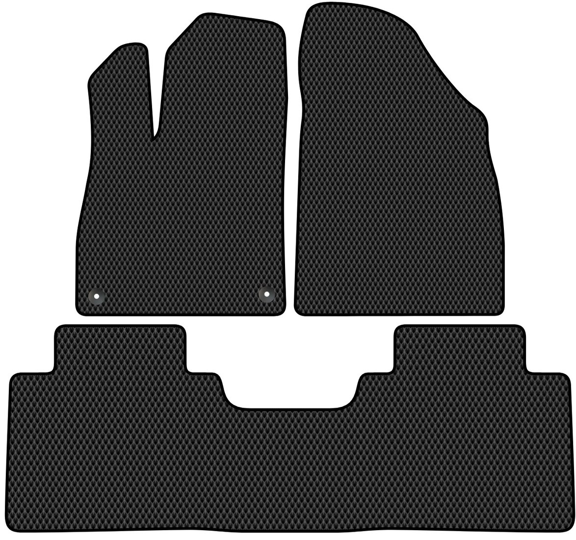 

Комплект ковриков для авто Alicosta GAC GS8 II (suv) 2023 - Н.В. (черный, ромб)