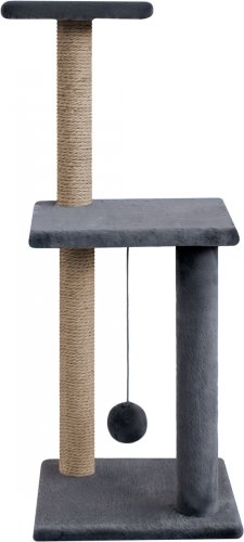 Комплекс Kogtik Триола Lux СД m (серый/джут)