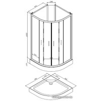 Душевая кабина AM.PM Joy W85C-001-090GT