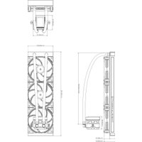 Система жидкостного охлаждения для процессора Thermalright Frozen Warframe 360 SE ARGB V2 (черный)