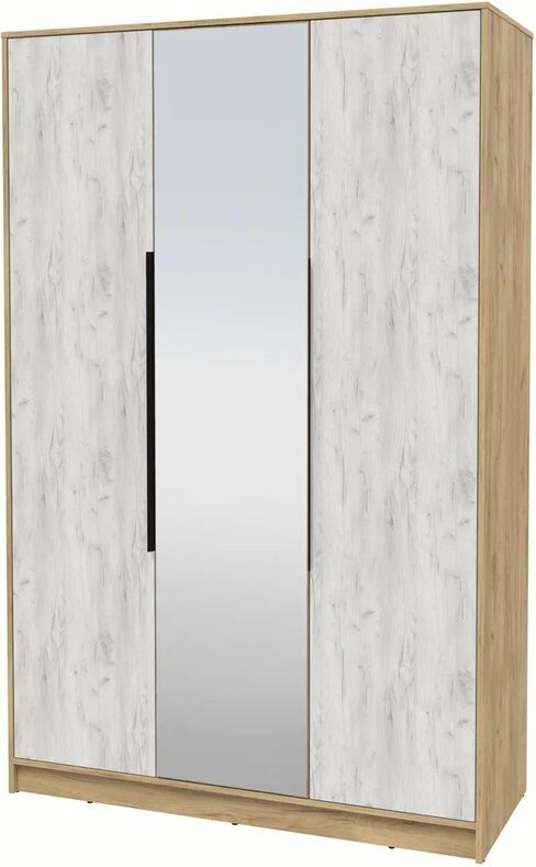 

Шкаф распашной Интерлиния Концепт КТ-Ш3з (дуб белый/дуб золотой)