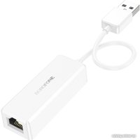 Сетевой адаптер Borofone DH7 (белый)