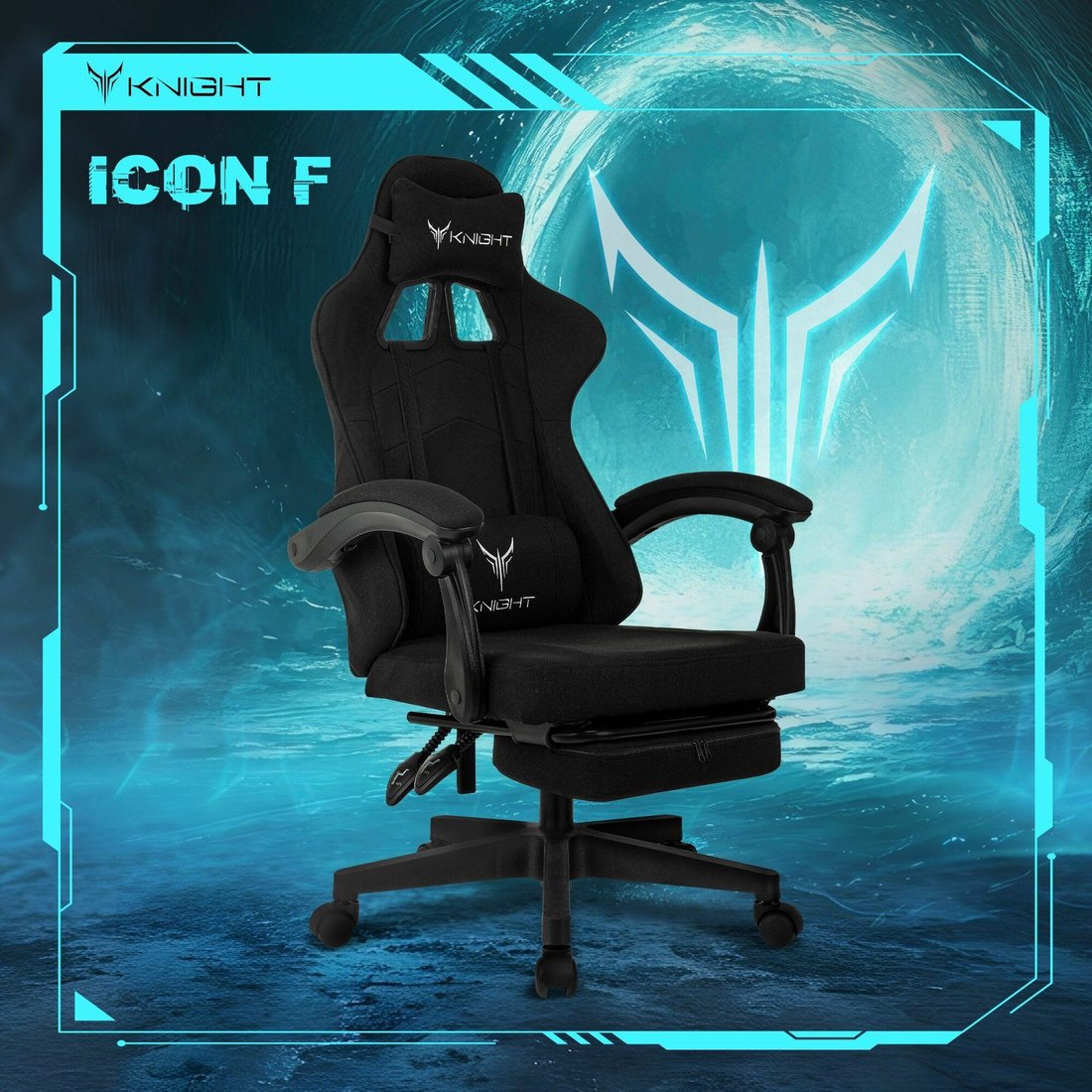 

Игровое (геймерское) кресло Knight Icon-F