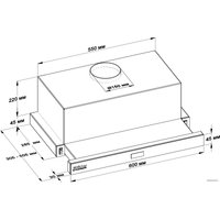 Кухонная вытяжка Backer TH60CL-2F200-BG RC