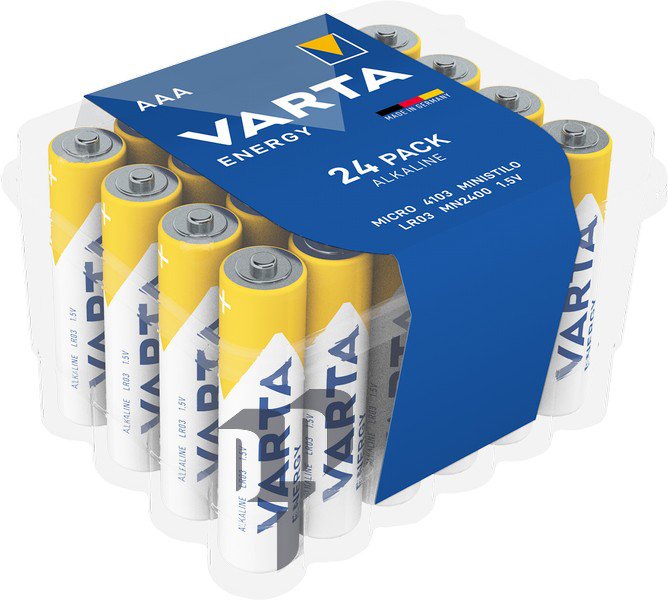 

Батарейка Varta Energy LR03 AAA Alkaline 4103 229 224 24 шт