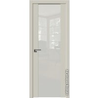 Межкомнатная дверь ProfilDoors 110U L 80x200 (магнолия сатинат, стекло lacobel белый лак)